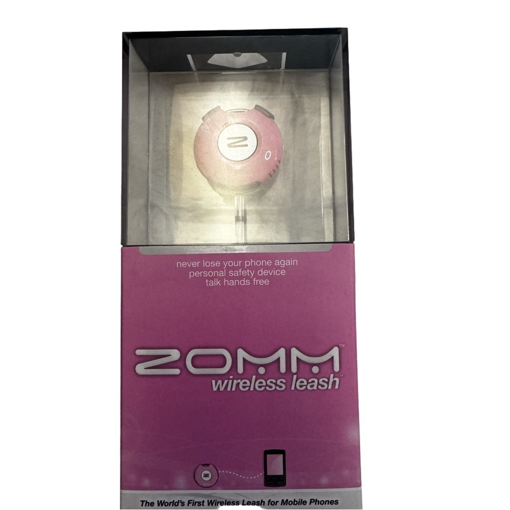 Zomm Wireless Leash Alarming Smart Bluetooth Safety Device Pink New in Box NWOT - Picture 3 of 6